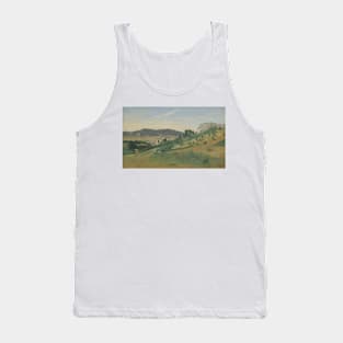 View of Olevano by Jean-Baptiste-Camille Corot Tank Top